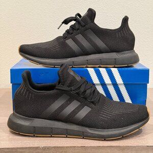 Adidas Originals Swift Run OG Sneakers Black Gum Men's Casual Shoes